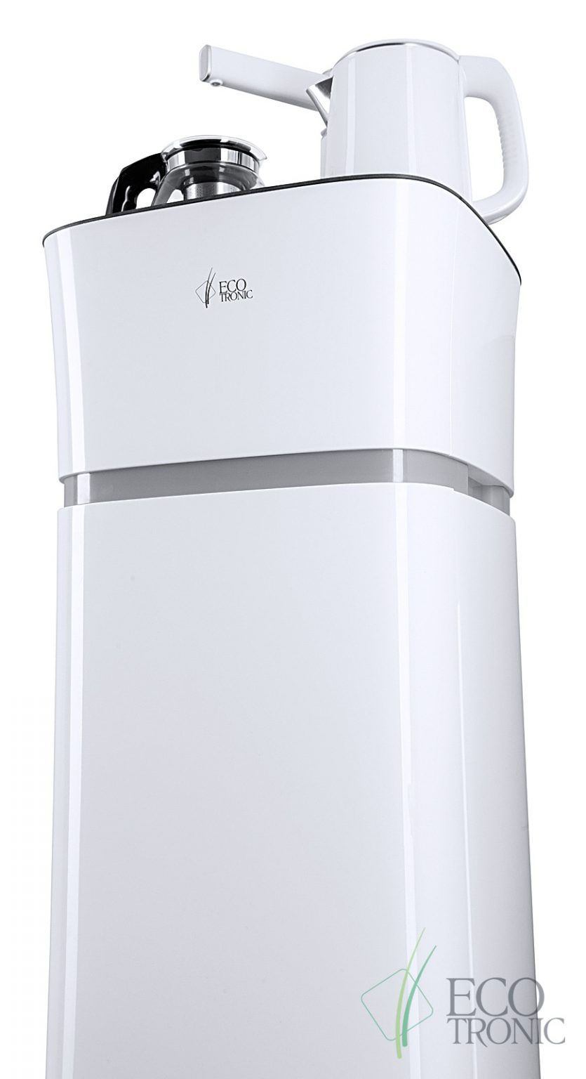 Кулер с чайным столиком тиабар ecotronic tb11 le white