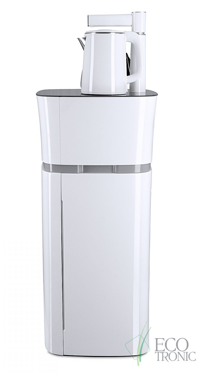 Кулер с чайным столиком тиабар ecotronic tb11 le white